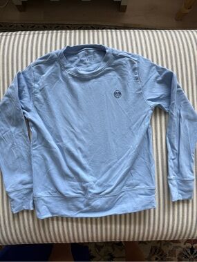 Renwick Kids Light Blue Crewneck Sweatshirt with Small Chest Logo size 6/7